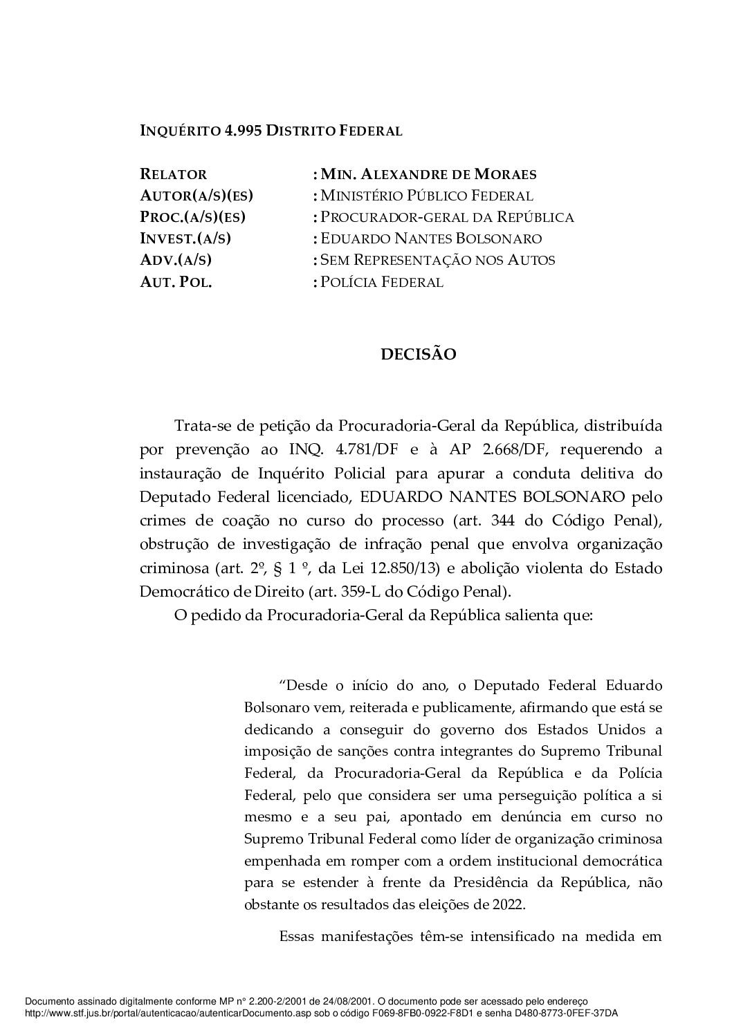 Decisão 4995