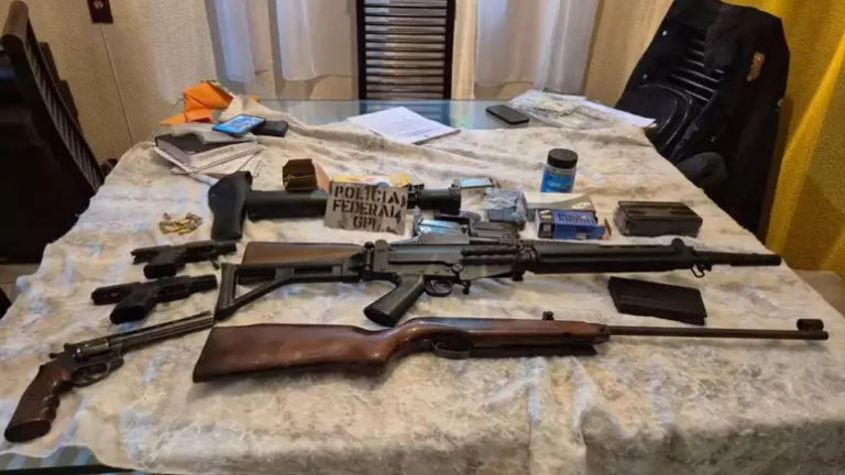 armas apreendidas PF