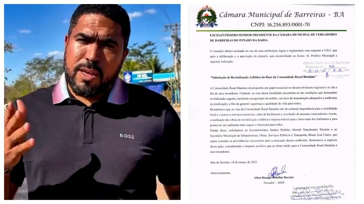 Allan asfalto Barauna 22072025
