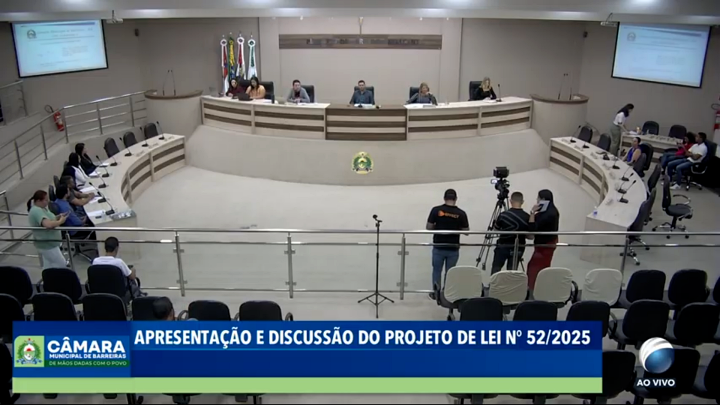 Plenario Camara de Barreiras 14072025
