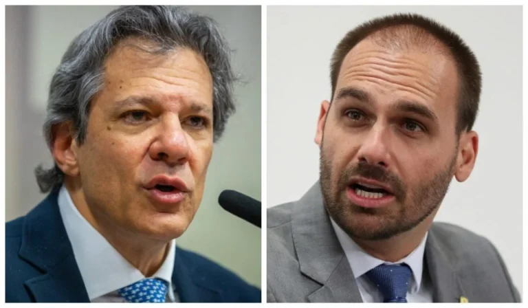 Haddad e Eduardo Bolsonaro 26082025