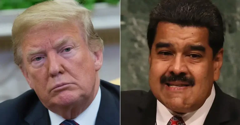 montagem donald trump nicolas maduro