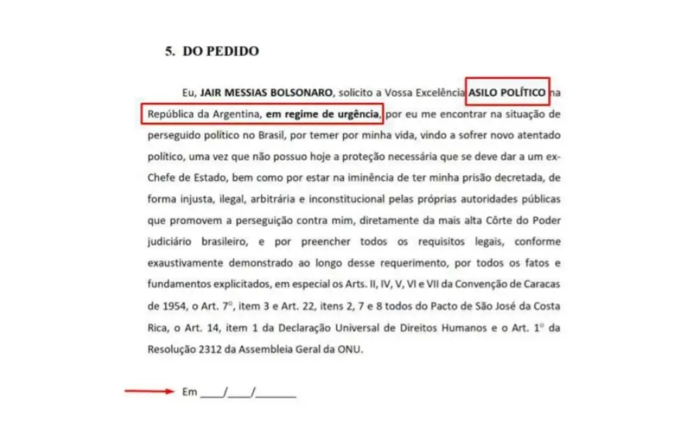 pedido de asilo 21082025