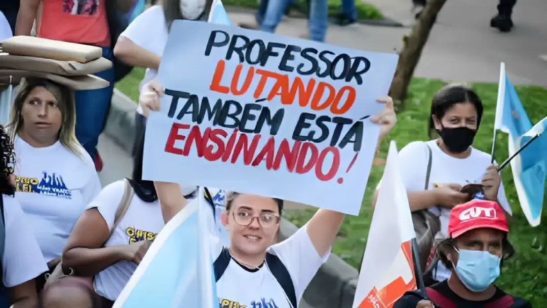 luta dos professores piso docente 09012026