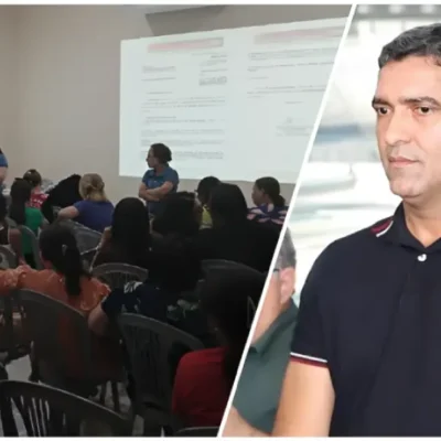 Otoniel Teixeira se nega a receber professores 08022026