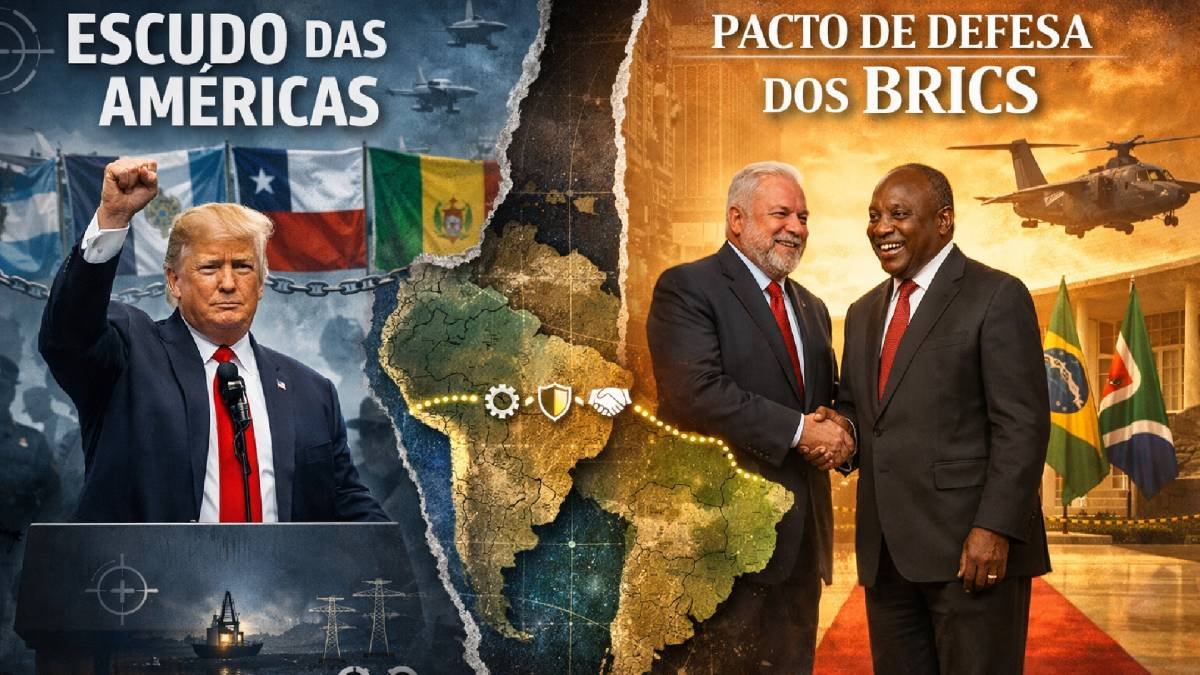 Trump Isola Brasil com Escudo Militar Enquanto Lula Consolida Pacto de Defesa com a África do Sul