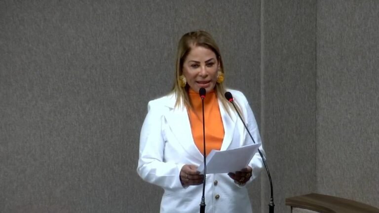 Vereadora Delmah Pedra, em pronunciamento na Câmara de Barreiras 03032026