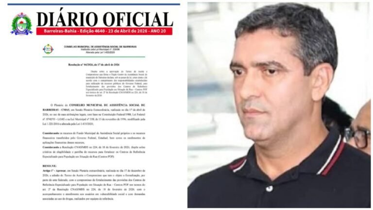 Barreiras aprova recursos para população de rua, mas erro grotesco em resolução expõe fragilidade administrativa