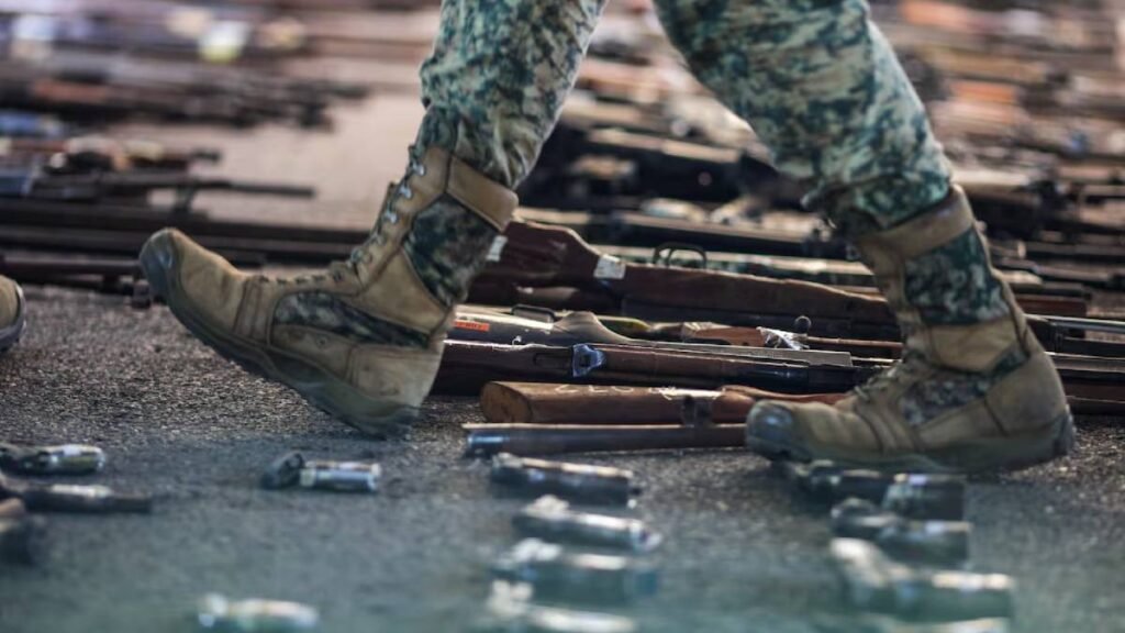 Dia da destruição de armas em Sinaloa, dezembro de 2025