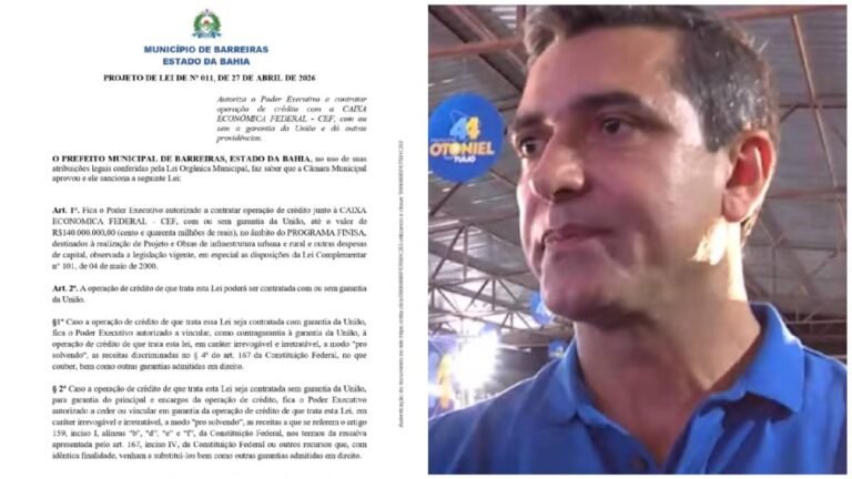 Megalomania fiscal e desleixo técnico Otoniel herda DNA de Zito, pede R$ 140 milhões e atropela a própria LOA 2026