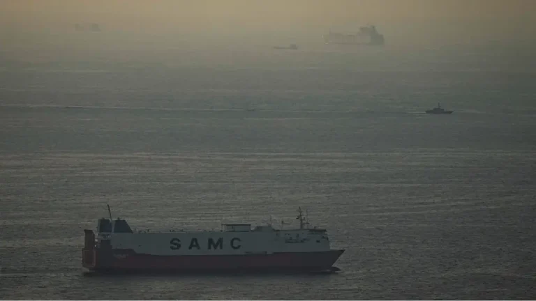 Navio da francesa CMA CGM torna se o primeiro cargueiro ligado à Europa Ocidental a atravessar o estreito de Ormuz Foto Quirino Mealha