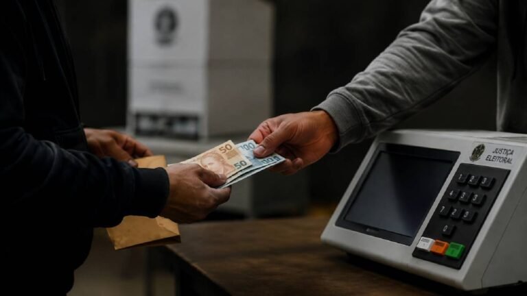 22% dos brasileiros já receberam oferta de compra de voto 62% não sabem como denunciar