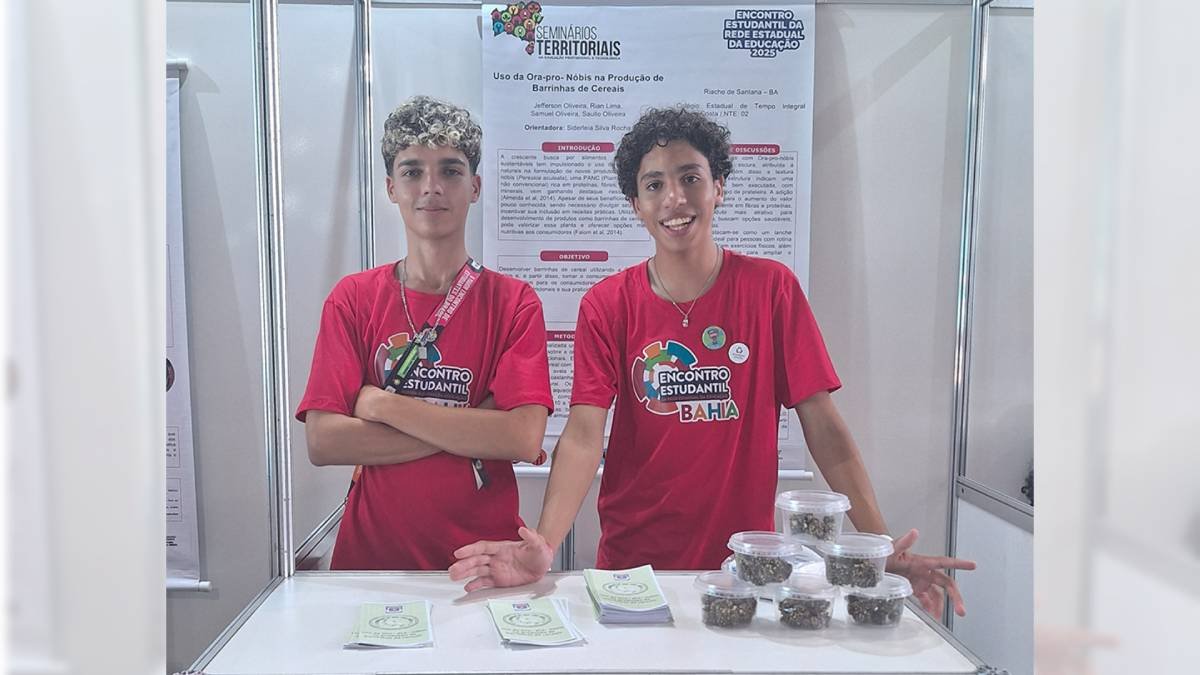 Estudantes baianos utilizam ora pro nóbis para produzir barra de cereal foto Siderleia Rocha