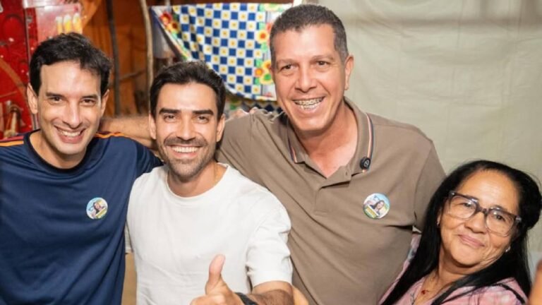Junior Marabá e Leo Prate são recebidos por Moab Santana
