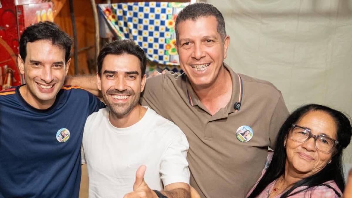 Junior Marabá e Leo Prate são recebidos por Moab Santana