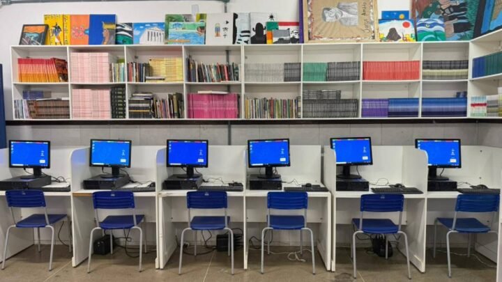 Laboratórios de informática entregue no Colégio Estadual de Barreirinhas