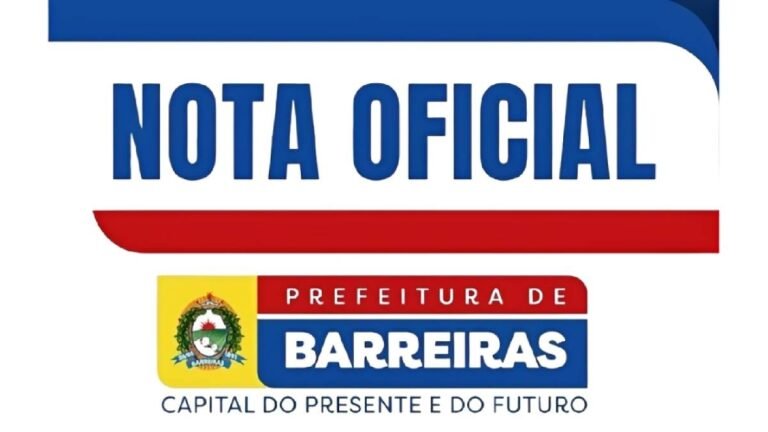 Prefeitura de Barreiras emite Nota Oficial sobre atendimento pediátrico e incidente