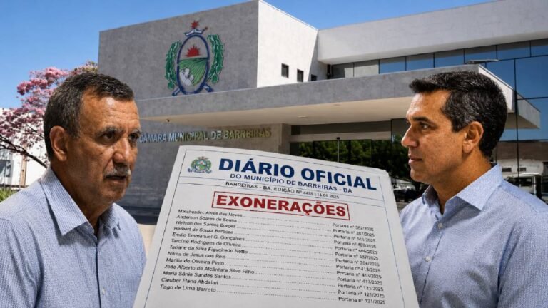 Prefeitura de Barreiras pressiona vereadores e exonera 30 comissionados por empréstimo de R$ 140 milhões.