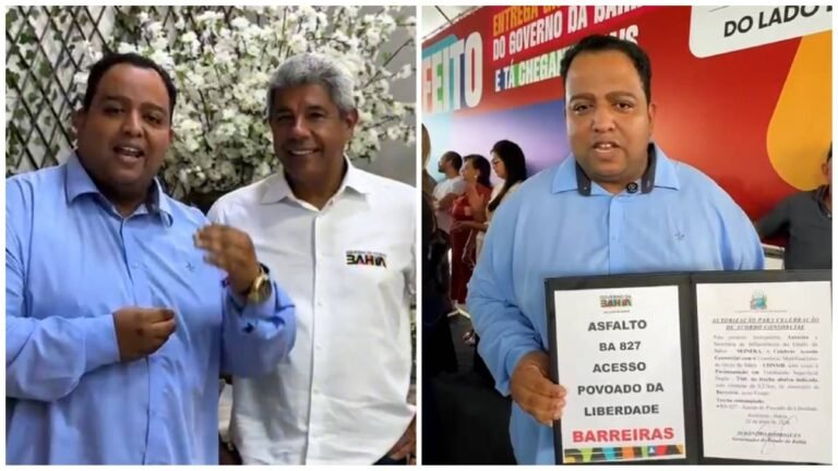 Yure Ramon e Jerônimo Rodrigues autorizam asfalto para o Povoado da Liberdade e melhorias no Rio Branco