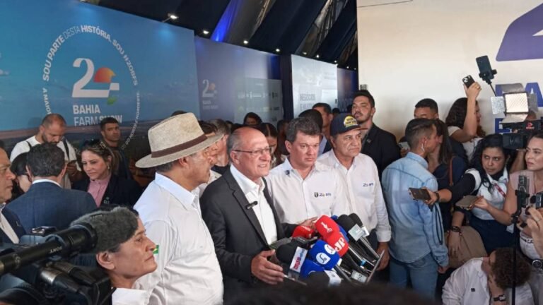 Geraldo Alckmin libera R$ 14 bilhões para modernizar frota agrícola no Bahia Farm Show