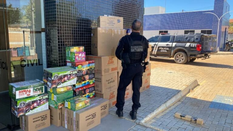 "Operação Em Chamas" apreende 32 mil fogos clandestinos; Barreiras e Luís Eduardo lideram ações no Oeste