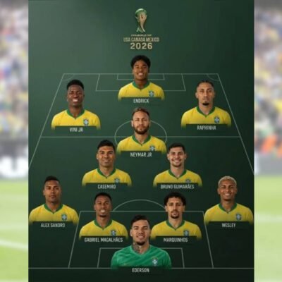 Veja datas e horários dos jogos da seleção brasileira na Copa do Mundo